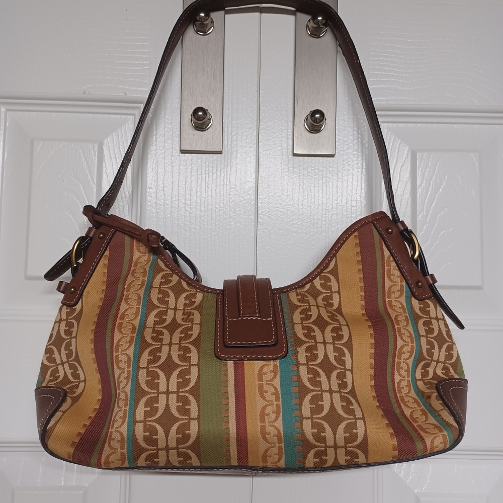 Fossil Multi Color Small Hobo Bag - image 2